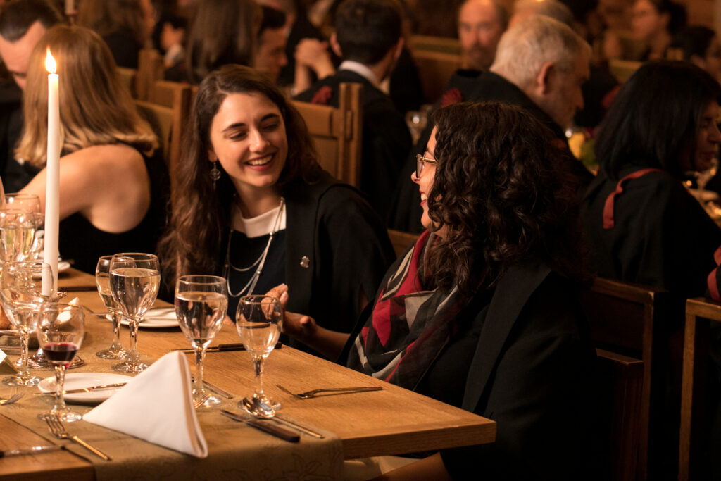 woman sitting at table