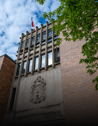 A building located on the Massey College campus