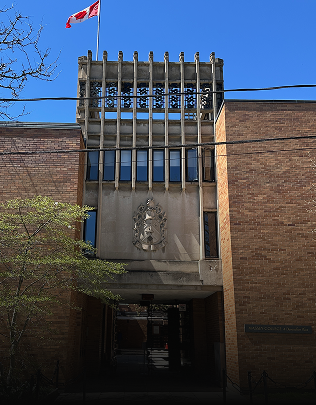 Building located on the Massey College campus