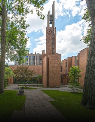 A building located on the Massey College campus
